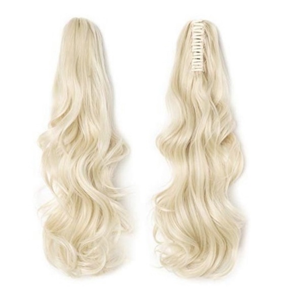 Blonde Ponytail Jaw Clip in Extension *NEW*